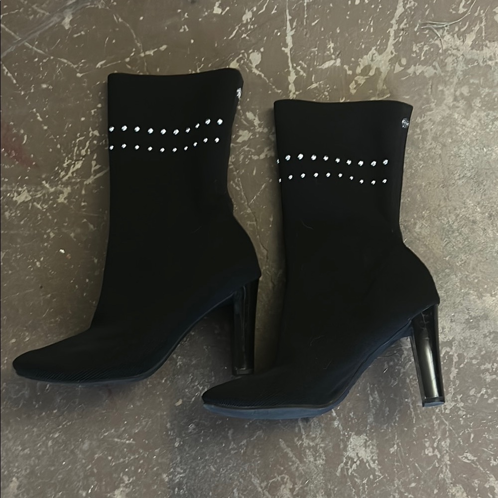 Circus by Sam Edelman Black Heeled Boots with Stiletto Heel